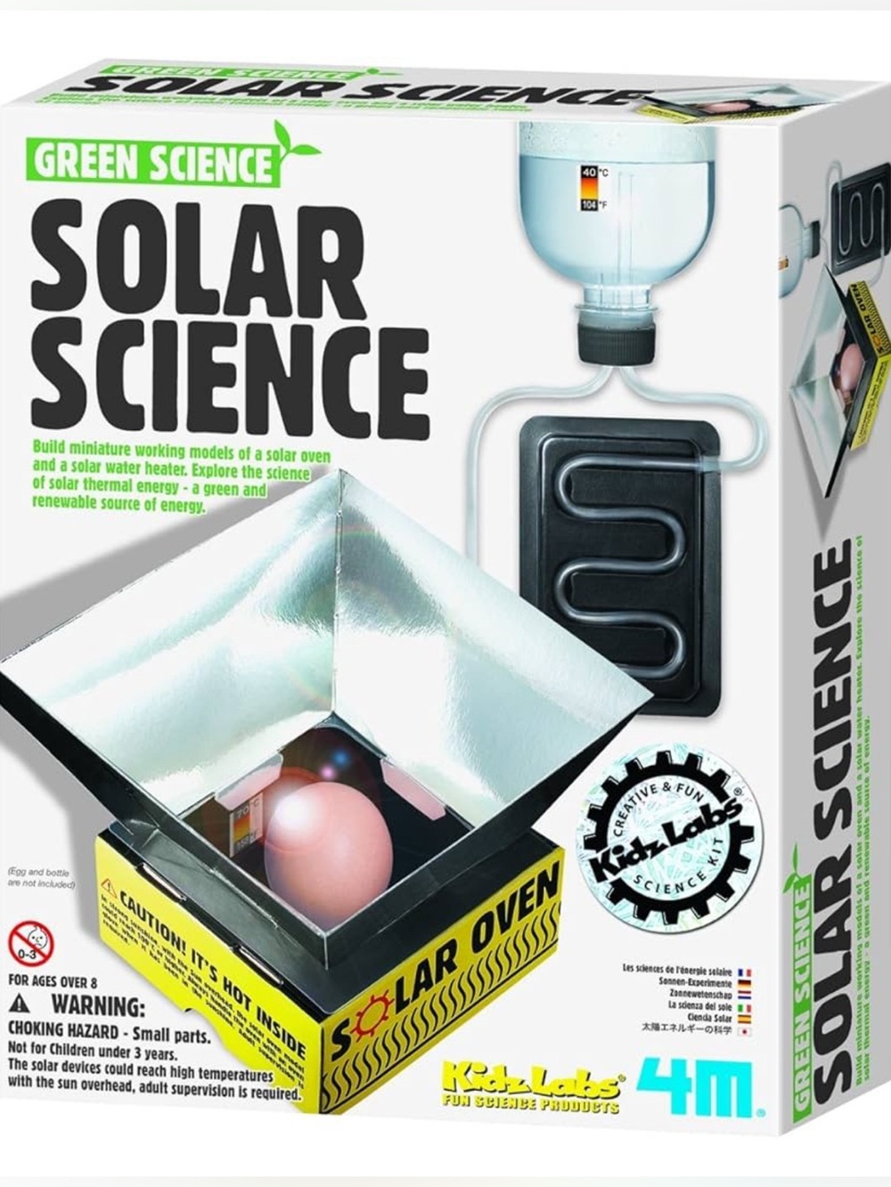 4M Green Science Solar Science Kit – Build a Solar Oven & Heater (Ages 8+)